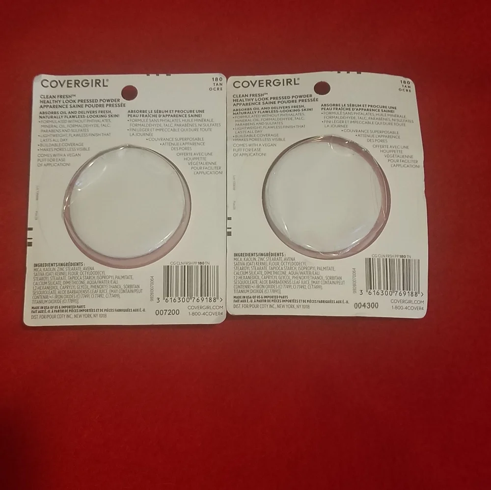 Covergirl Pressed Powder Bundle of 2 Tan Ocre